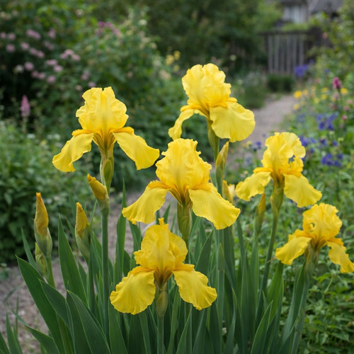 Bearded iris stunning - iris,