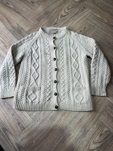 Vintage hand knitted aran - knitted,