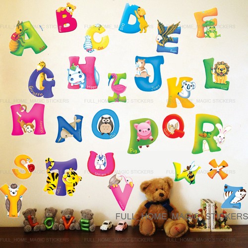 Large animal alphabet - large, alphabet/letter
