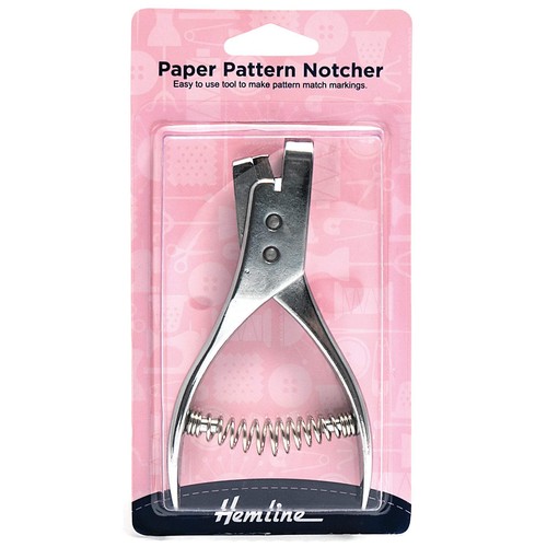 Hemline paper pattern - hemline, notcher