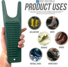 Boot Jack Puller Shoe Heavy Duty Remover Scraper Welly Wellington Cleaner