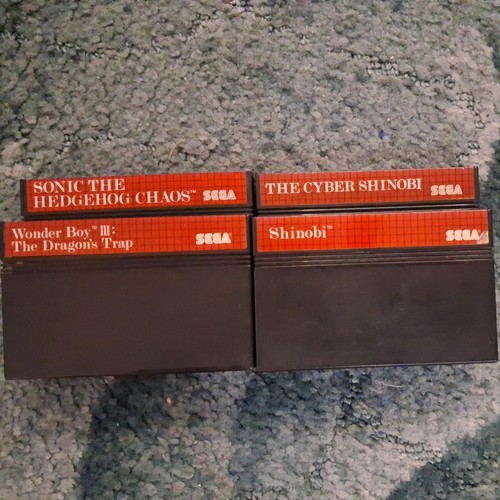 Sega master system games 4 - sega,