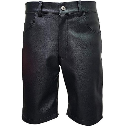 Mens real leather bermuda - mens,