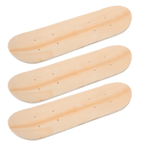 3pcs plain wooden blank - wooden,
