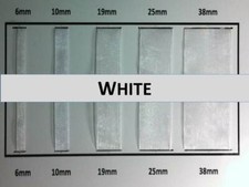 Quality White Colour Organza Ribbon 6, 10, 19,25, 38mm Width, Various Lengths