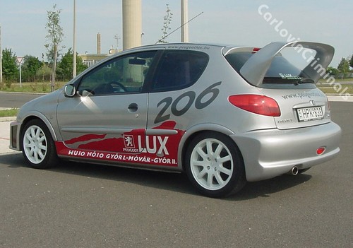 Peugeot 206 wrc spoiler - peugeot,