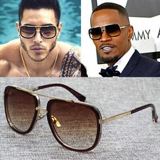OVERSIZED Square Pilot Sunglasses Classic Retro Mens Women Hip Hop Shade Glasses
