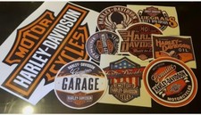 Harley Davidson Stickers Decals Vinyl. Sticker Bundle