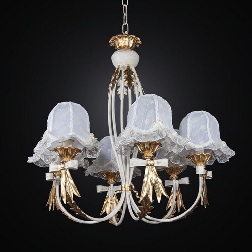 Shabby chic chandelier - chandelier, in