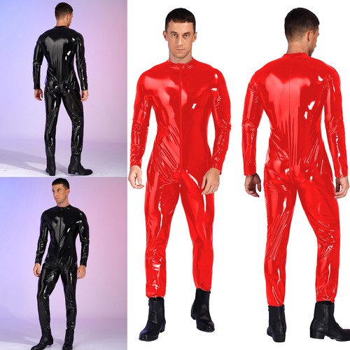 Men zipper crotch jumpsuit - uk,