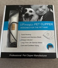 Dog Clippers Pet Grooming Kit Professional Upmagic  Rechargeable Clipper set