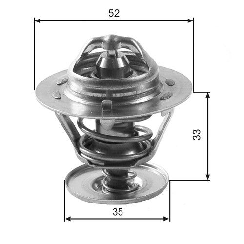 Gates th12588g1 thermostat - gates,
