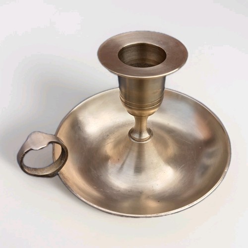 Vintage chamberstick brass old - vintage,