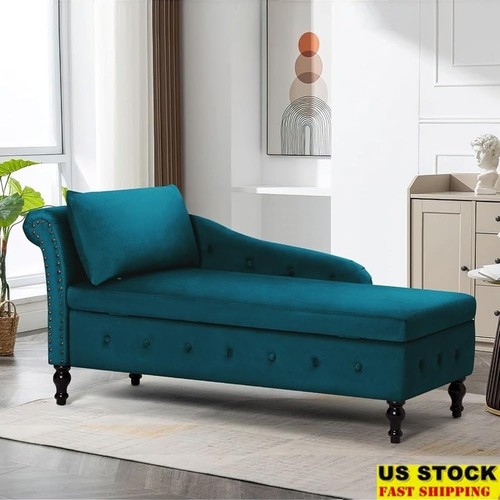 Velvet chaise lounge chair - lounge,