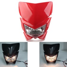 Motorcycle Front Red Headlight