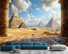 Ambiance of Wooden Table Gift Wallpaper Mural Removeable Washable Peel & Stick