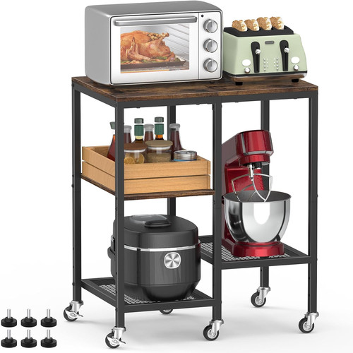 Kitchen microwave cart stand - microwave,