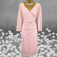 Gina Bacconi Size 12 Pink Lace