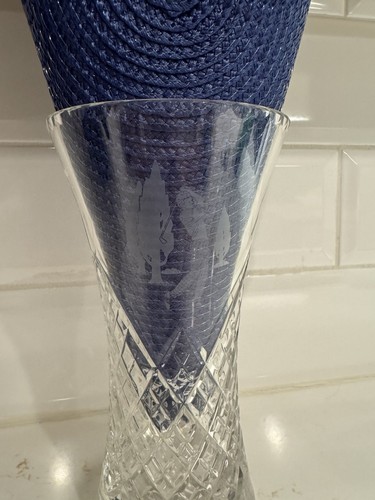 Edinburgh crystal vase with - crystal-,