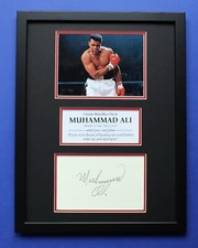 MUHAMMAD ALI AUTOGRAPH framed