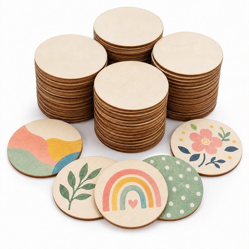 Wood circles for crafts - wood,