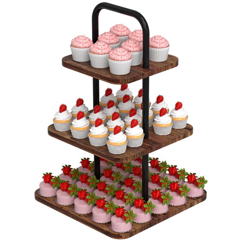 Vygrow tier cake stand - 3-tier,