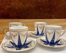 Elegant Spode Coffee cups/saucers & sugar bowl- Pattern Number Y7940- x12 pc VGC