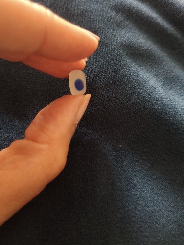 Seaham sea glass small blue - glass,