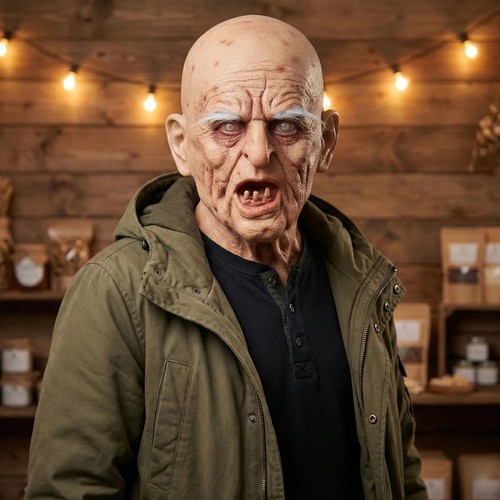 Halloween mask old man - old,
