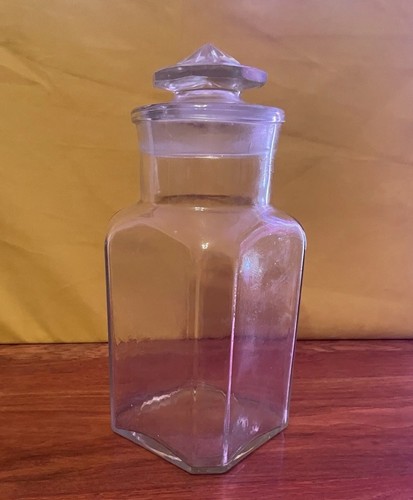 Vintage apothecary jar 35cm - jar,
