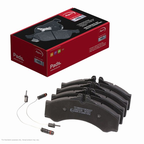 Apec front brake pad - set, for