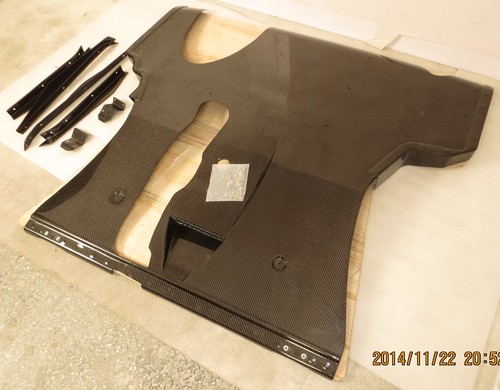 Carbon fiber rear under
