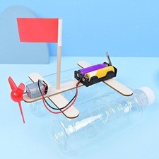DIY Wind Power Boat Model Toy Scientific Projects Experiment Scientific
