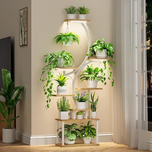 Tier indoor plant stand with - 8-tier,
