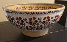 Nicholas Mosse Pottery large serving bowl dish rose roses