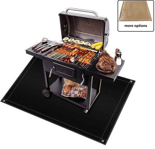 Fire pit mat for decking - fire,