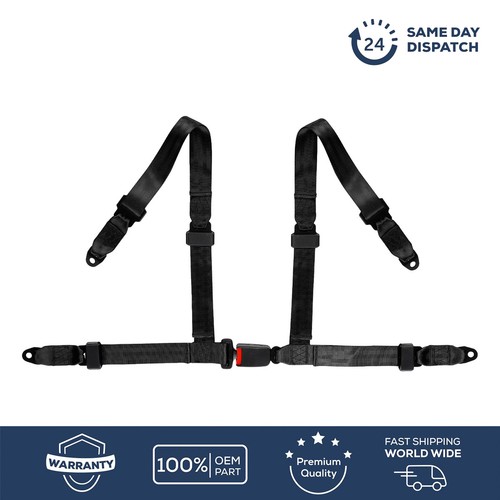 Point seat belt racing - 4, black