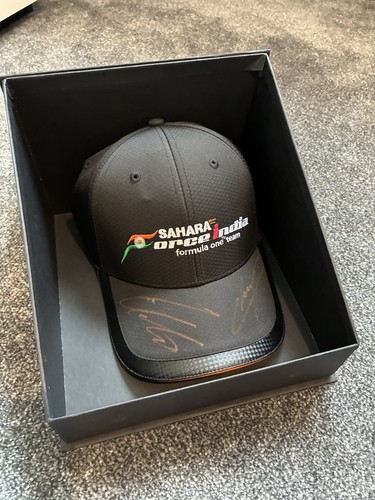 Signed force india cap nico - signed,
