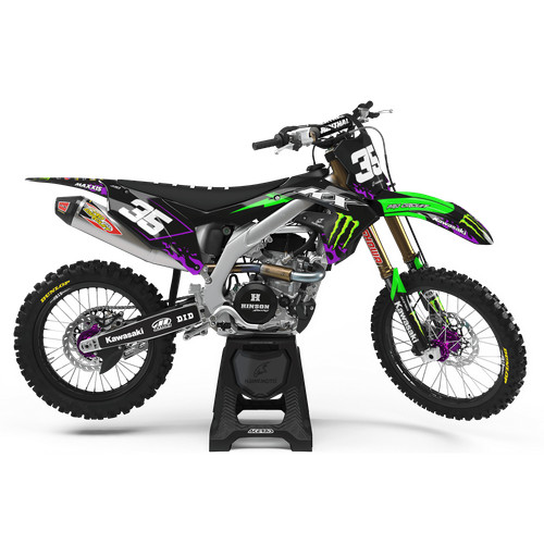 Graphics fits kawasaki kx - mx,