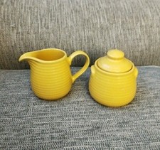 Vintage Rayware Yellow Ribbed