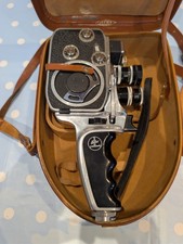 Vintage Bolex Paillard B8SL 8mm Movie Camera With Twin Lenses & Case