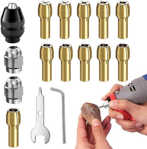 16pcs drill chuck - key, set