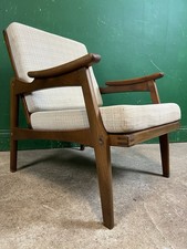 Centra Mid Century Scandinavian Wood Frame Chair Lounge.