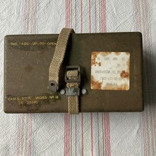 Post WW2 British Army Military Radio R209 Spare Valve Case No.16 (ZA28690) empty