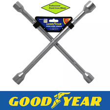 Goodyear Professional Fixed Cross Wheel Wrench 17 / 19/ 21 / 23mm Car Truck Van