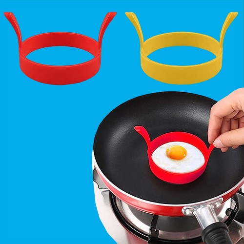 Silicone egg rings poacher - 4x,