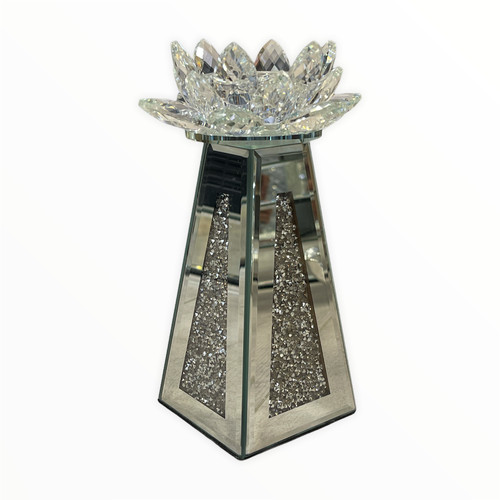 Crushed diamond crystal - crystal, candle