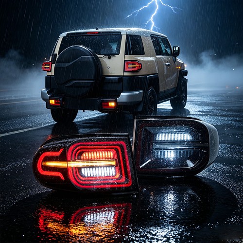 Pair smoke led tail lights - led, for