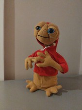 Vintage ET Universal Studios Extra Terrestrial Plush Teddy Red Hoodie 10" Toy Vg