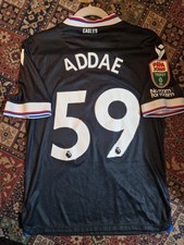 Crystal Palace FC 2022/23 Away Football Match Worn Player Issue Shirt EFL Trophy